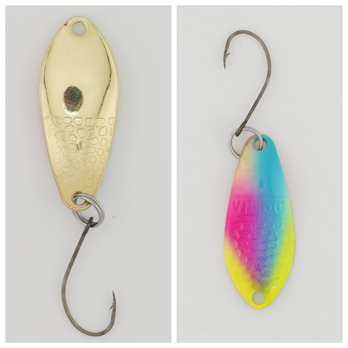 Lux Spoons 2,5g – hochwertige, vielseitige Blinker für das ultraleichte Spinnfischen. Ideal geeignet für Forelle, Barsch, Lachs und andere Raubfische. Mit verführerischem Laufverhalten und erstklassiger Verarbeitung für zuverlässige Bisse.