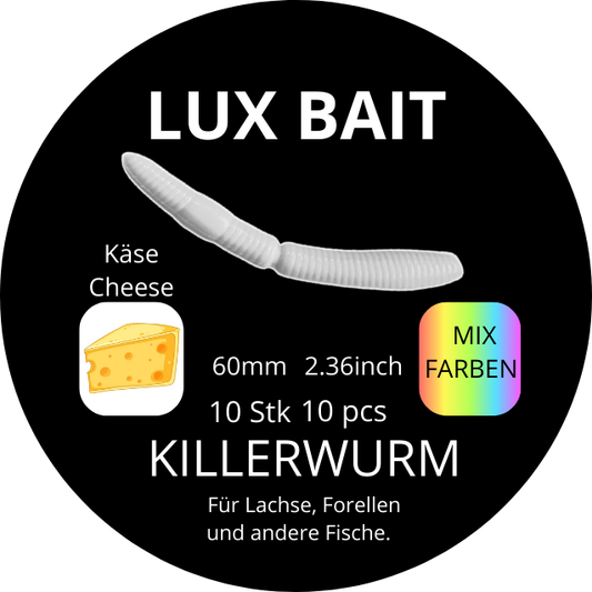 Killerwurm – UV-Softbait für Forelle & Lachs | Lux Bait