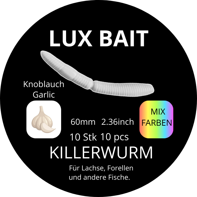 Killerwurm – UV-Softbait für Forelle & Lachs | Lux Bait