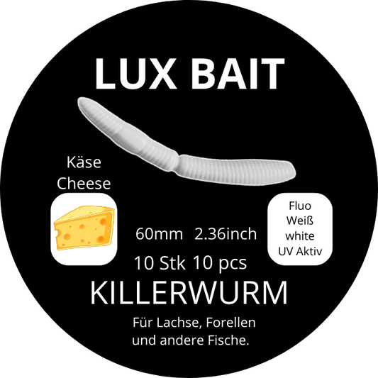 Killerwurm – UV-Softbait für Forelle & Lachs | Lux Bait