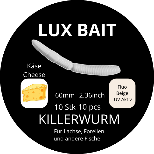 Killerwurm – UV-Softbait für Forelle & Lachs | Lux Bait