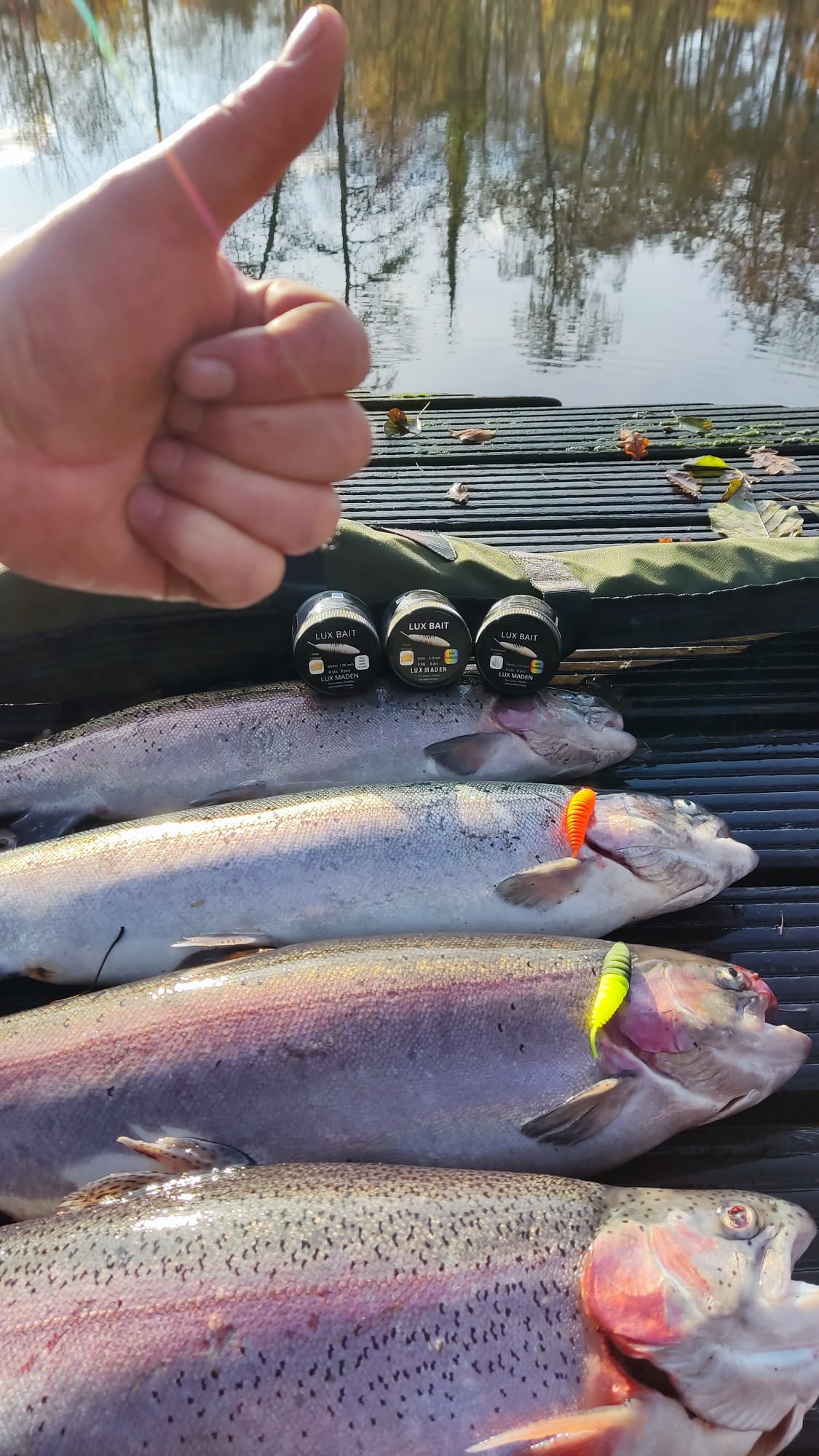 Lux Maden 70 mm – UV Softbait für Forelle & Lachs | Lux Bait