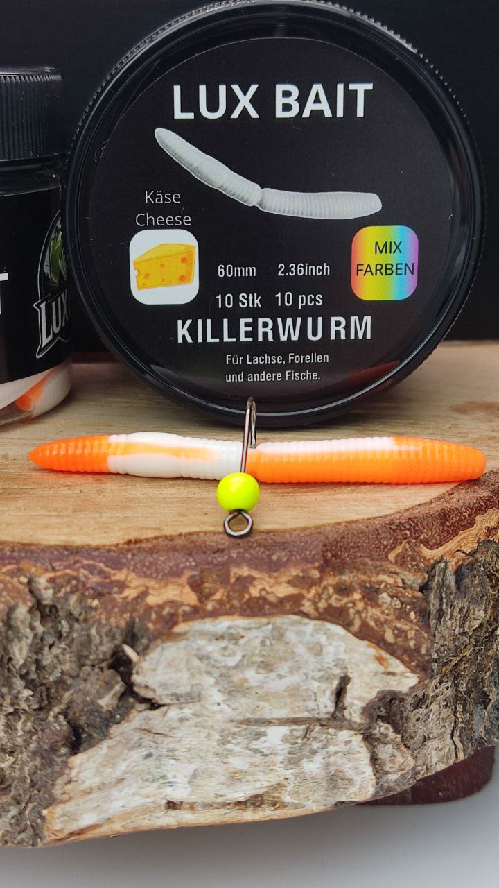 Killerwurm – UV-Softbait für Forelle & Lachs | Lux Bait